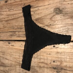 Sort brugt blonde G-streng