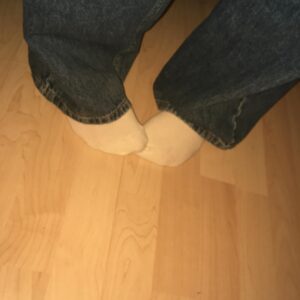 Hvide, brugte sokker