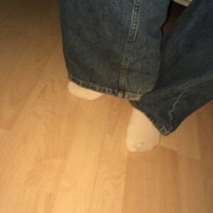 Hvide, brugte sokker