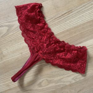 Rød blonde G-streng