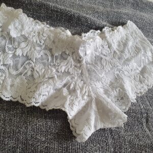 Brugt Hvid sexy trusser