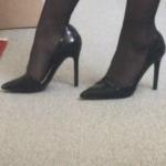 Slidte og brugte nylonstrømper