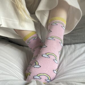 Små pige sokker brugte