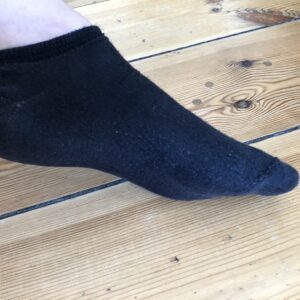 Slidte og udtrådte velduftende sokker