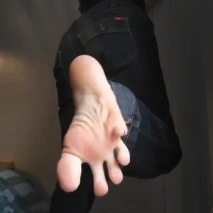 Brugte svedige sokker