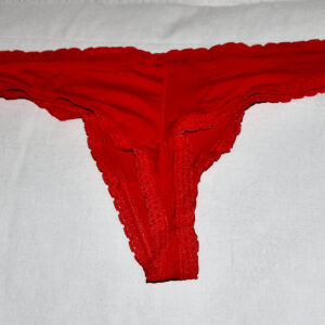 Røde brazilian trusser