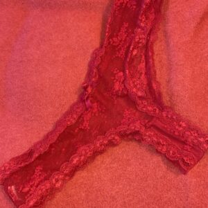 Rød hunkemoller trusse