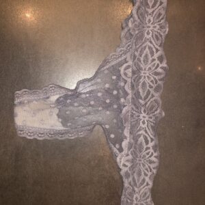 ‍️Sød grå blondekant ‍️