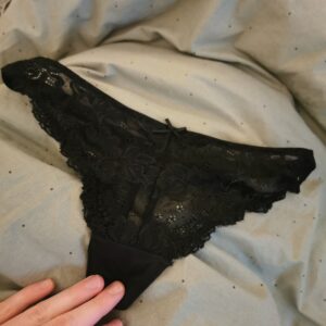 Sorte blonde g-streng