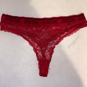 Fin og stram rød g-streng