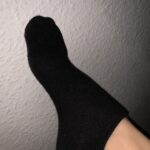 Brugte sokker, som der er blevet trænet i også.