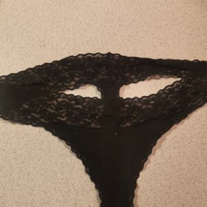 Sort blonde g streng