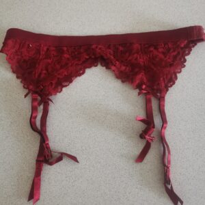 Fræk blonde hofteholder