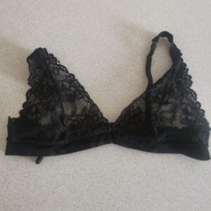 Fræk sort blonde bh