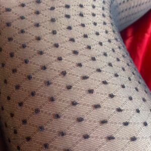 Nylonstrømper med mønster