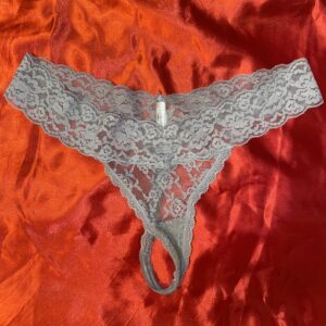 Meget slidte blonde g-streng