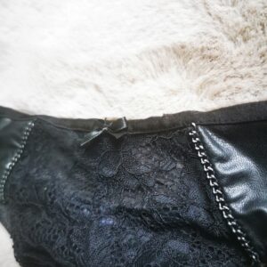 Læder look og blonde