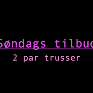 2 par brugte trusser