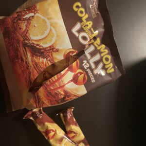 Slikkepind med fisse smag