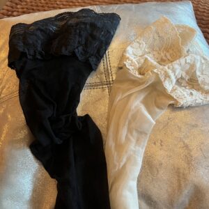 Nylon -net strømpe med  min duft