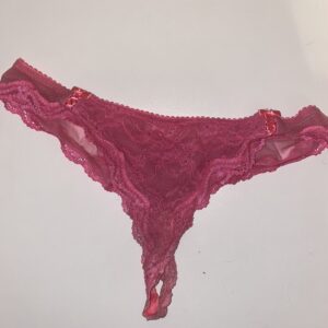 Lyserød trusse med mine safter