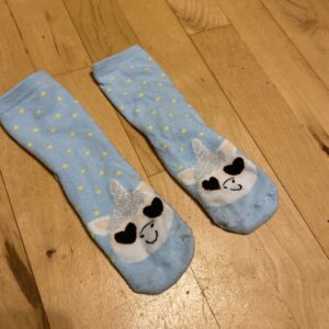 Brugte sokker med enhjørninger