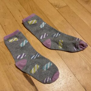 Brugte skumfidus sokker