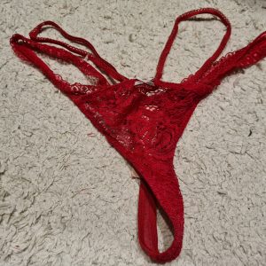 Rød g-string