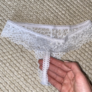 Brugt g-streng som vi begge har haft på