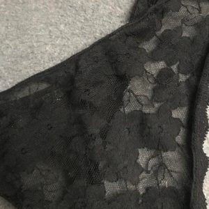 Sort fræk blonde bh