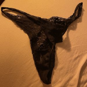Sort blonde g-streng