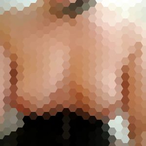 NØGNE BRYSTER. CORSET.HALSBÅND.MUND