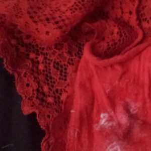 Skandinavien model getting wet