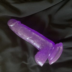 Godt brugt lilla dildo