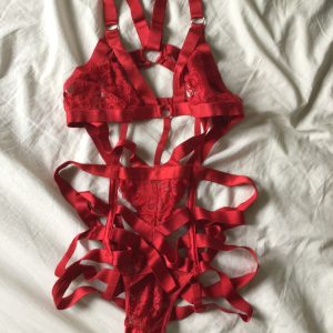 Lingeri med hul til fissen