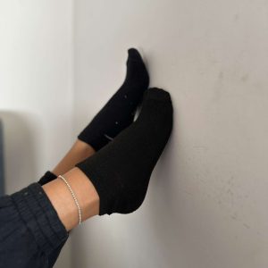 Brugte sorte ankel sokker