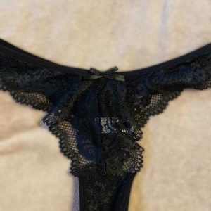 Gennemsigtige blonde trusser