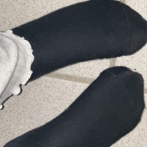 Brugte birckenstock og et par sokker ️