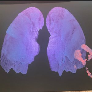 Maleri lavet med min krop