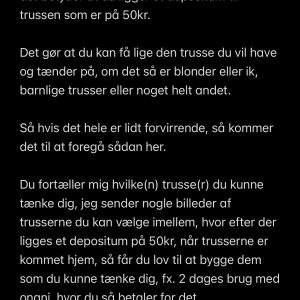 Bestillings trusser (Bio)