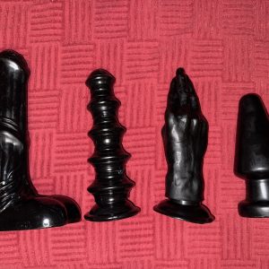 Diverse anal dildoer i forskellige str.