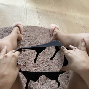 Sorte basic hofteholder