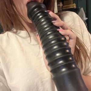 Kæmpe brutal skrue dildo!