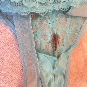 2 dags g-streng + de første dråber menstrution