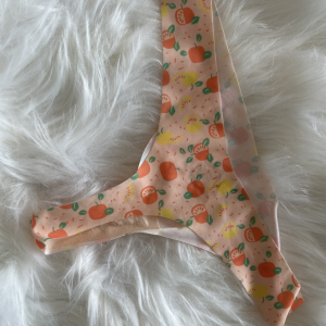 Orange g-streng - brugt 1 dag