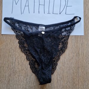 Sort blonde g-streng