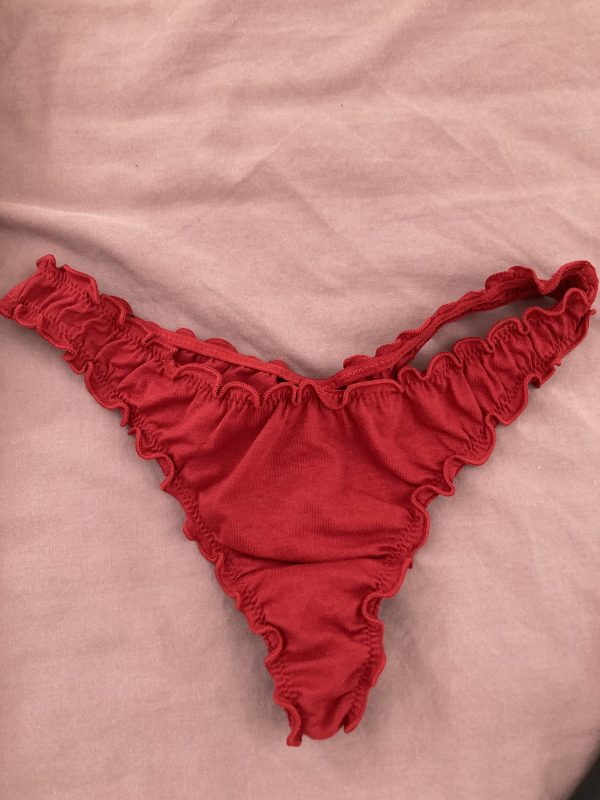 Liderlig, rød g-string