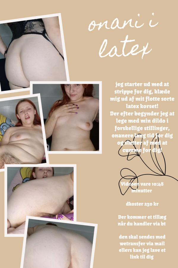 Latex, strip og onani!