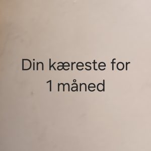 Din kæreste for 1 måned