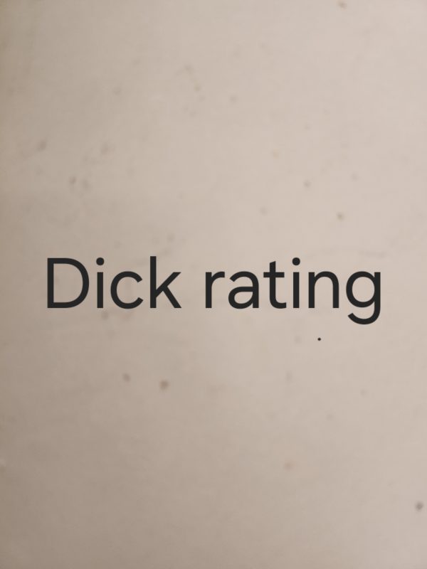 Dick ratings